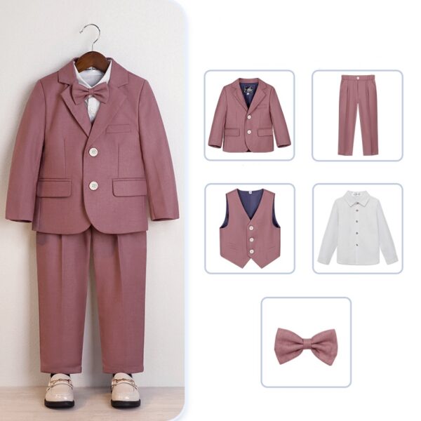 Boys Pink Suit