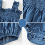 Denim Blue Romper Denim Blue Romper