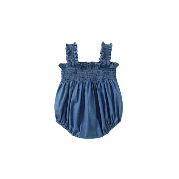 Denim Blue Romper