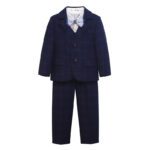 Kids Checkered Suit