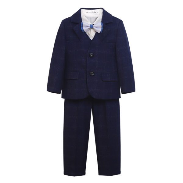 Kids Checkered Suit