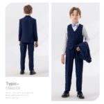 Kids Checkered Suit