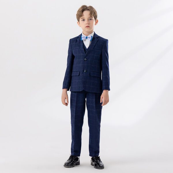 Kids Checkered Suit