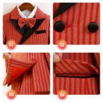 Long Sleeve Red Suit for Boy Long Sleeve Red Suit for Boy