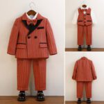 Long Sleeve Red Suit for Boy Long Sleeve Red Suit for Boy