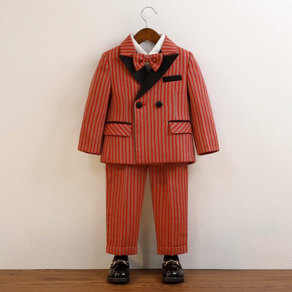 Long Sleeve Red Suit for Boy