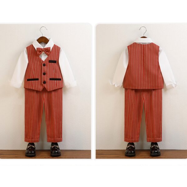 Long Sleeve Red Suit for Boy