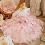 Pink Birthday Dress for Girls