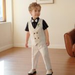 Stripe Ring Bearer Clothes