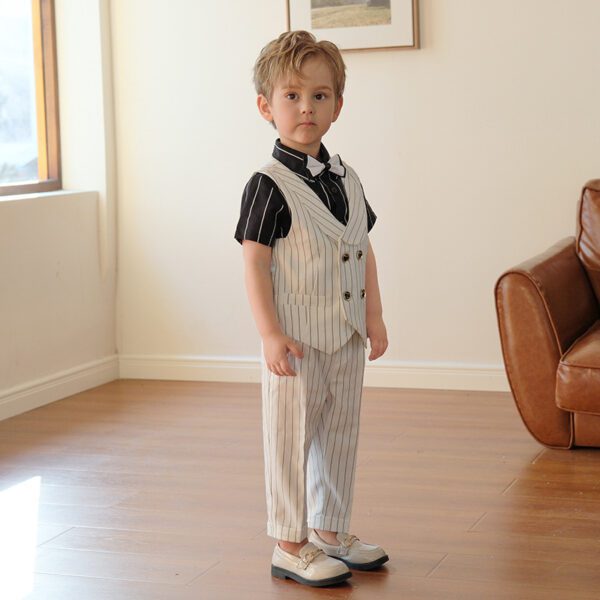 Stripe Ring Bearer Clothes