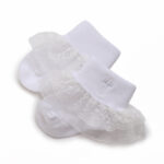 White Christening Socks