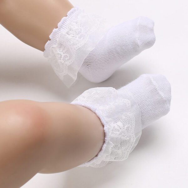 White Christening Socks