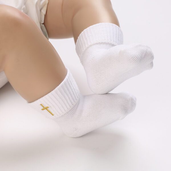 White Christening Socks
