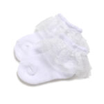 White Christening Socks