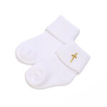 White Christening Socks