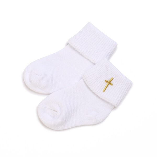 White Christening Socks