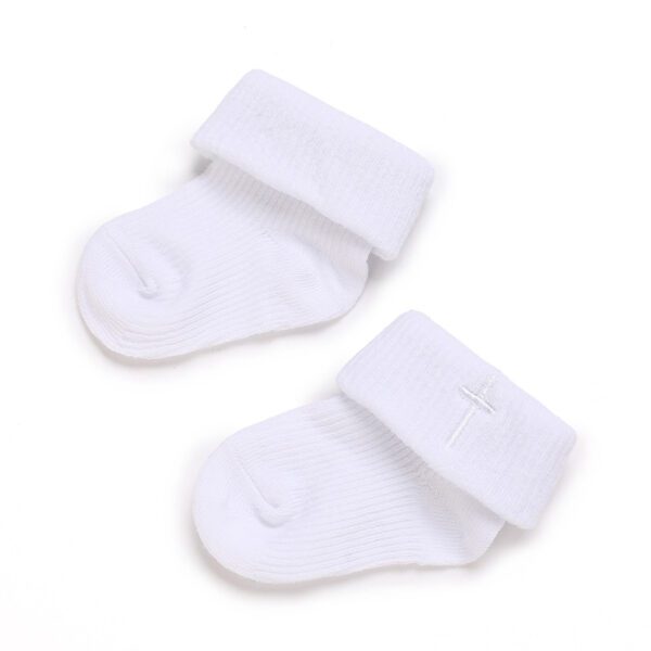 White Christening Socks