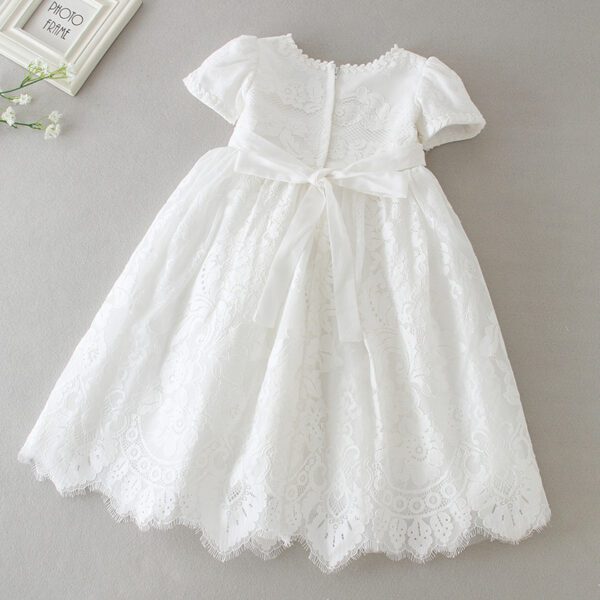 White Lace Girls Dresses