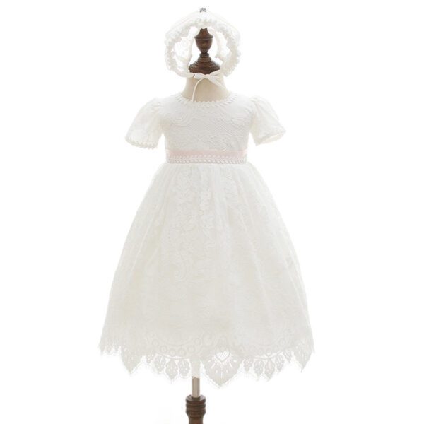 White Lace Girls Dresses