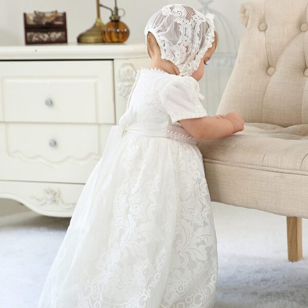 White Lace Girls Dresses