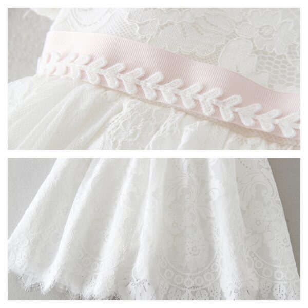 White Lace Girls Dresses