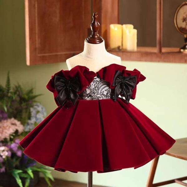 Burgundy Flower Girl Dresses