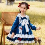 Blue Cartoon Lolita Dress