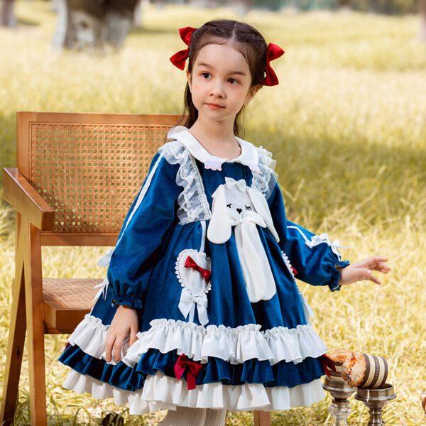 Blue Cartoon Lolita Dress