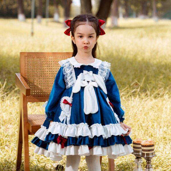 Blue Cartoon Lolita Dress