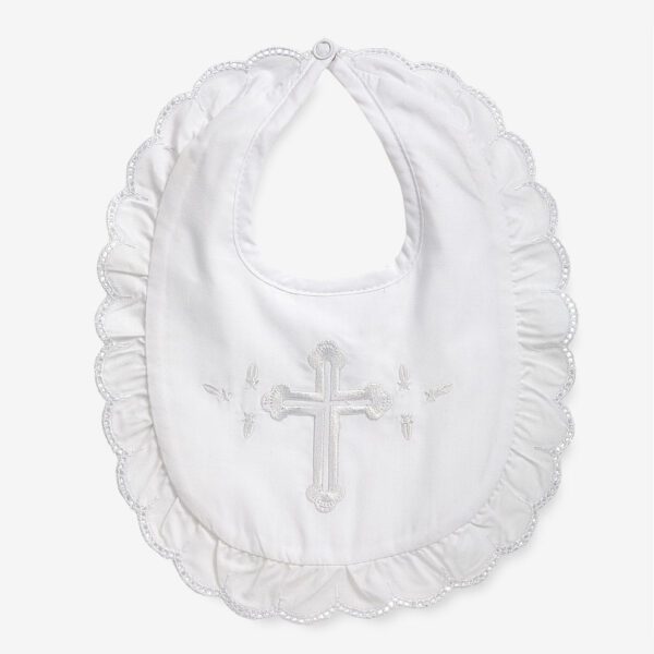Cross Christening Bib​