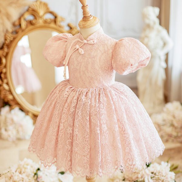 Pink Lace Dress