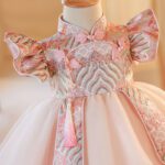 Pink Traditional Chinese Dress (3) Pink Traditional Chinese Dress