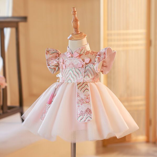 Pink Traditional Chinese Dress