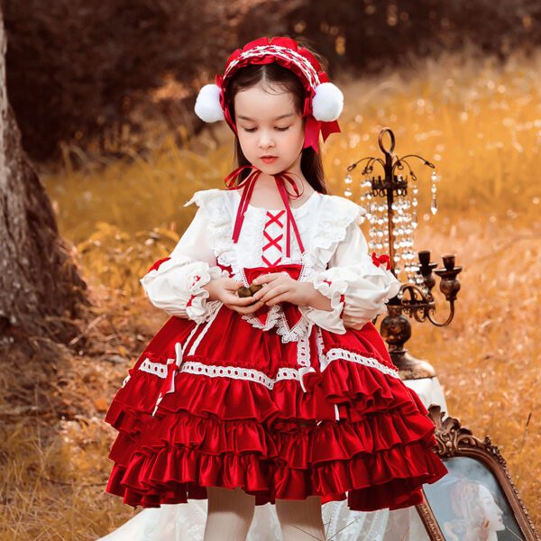 Red Velvet Lolita Dress