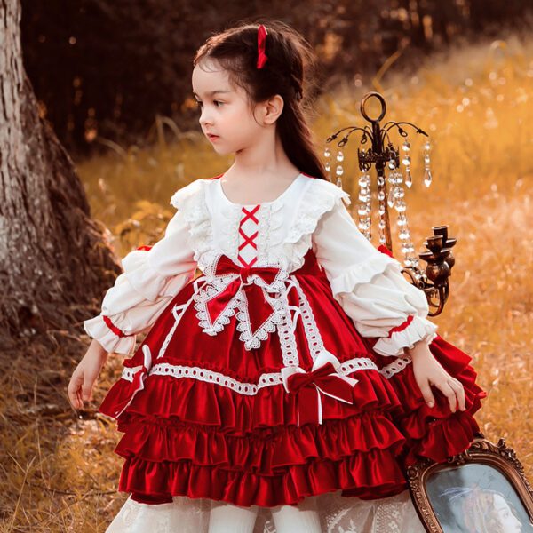 Red Velvet Lolita Dress