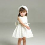 Babys White Dress​ with Hat
