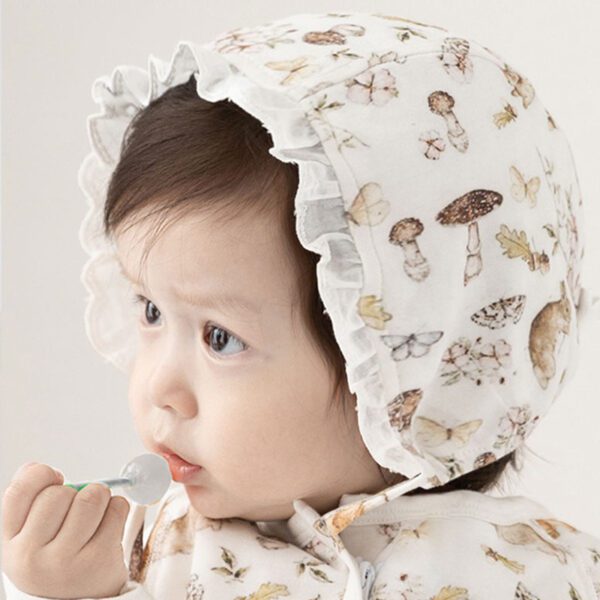 Cartoon Pattern Baby Bonnet