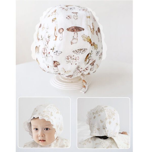 Cartoon Pattern Baby Bonnet
