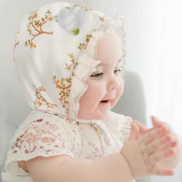 Cartoon Pattern Baby Bonnet