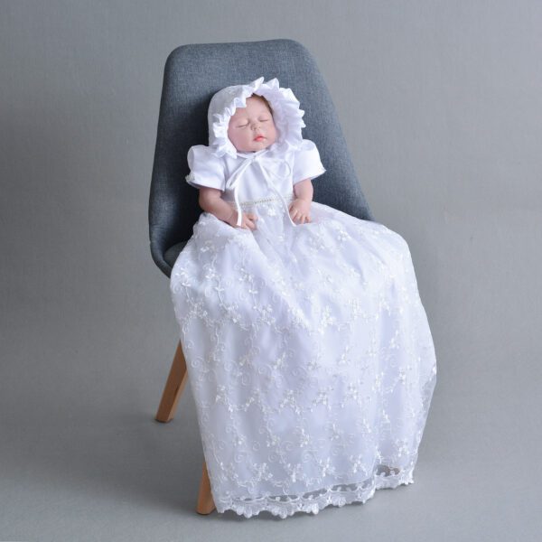 Extra Long Baptism Gown