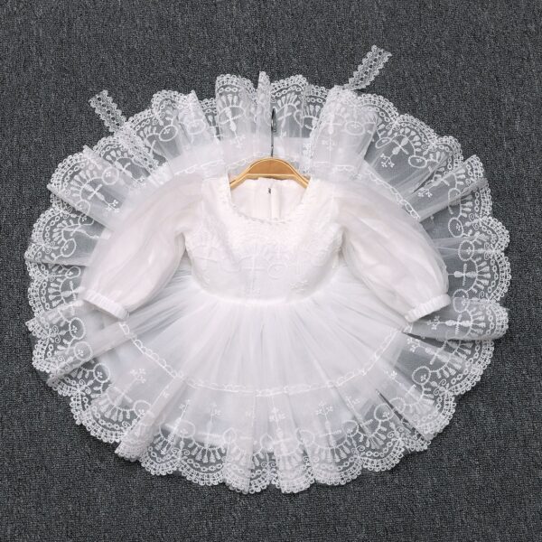 Long Sleeve Baptism Dress
