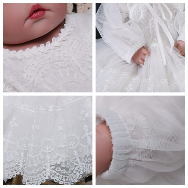 Long Sleeve Baptism Dress