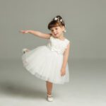 Sleeveless White Baby Dress