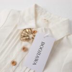 Boojiawa Baby Shirt Pleated Design with Bowtie