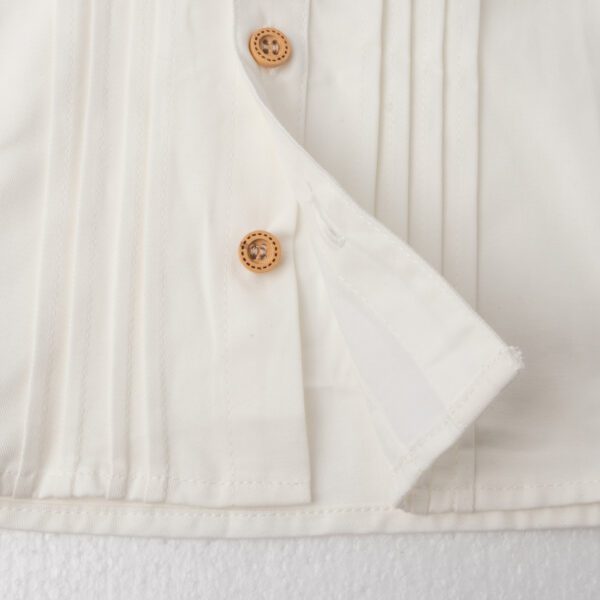 Boojiawa Baby Shirt Pleated Design with Bowtie