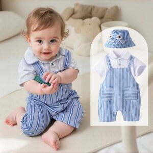Blue & White Baby Set
