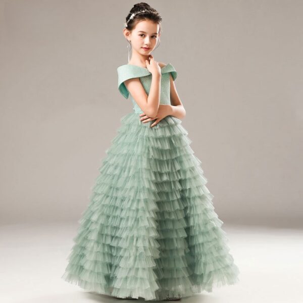 Off-Shoulder Piano Recital Dress