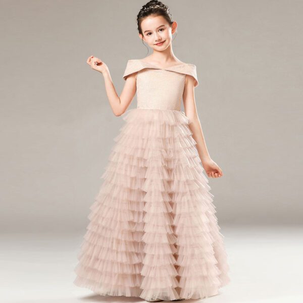 Off-Shoulder Piano Recital Dress (2) Off-Shoulder Piano Recital Dress
