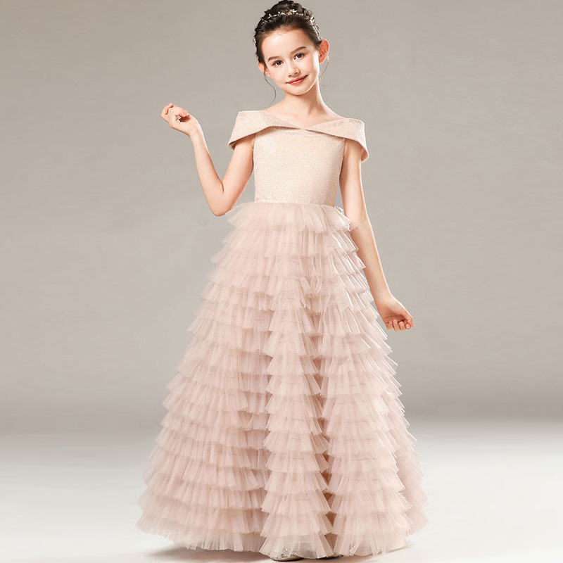 Off-Shoulder Piano Recital Dress