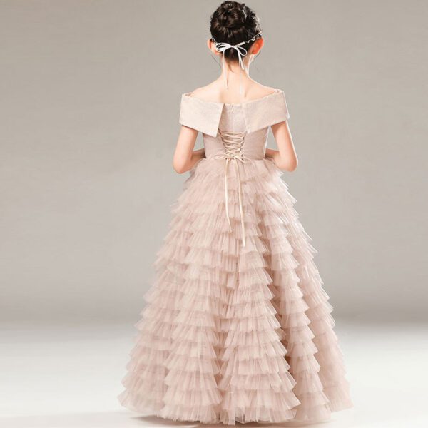Off-Shoulder Piano Recital Dress